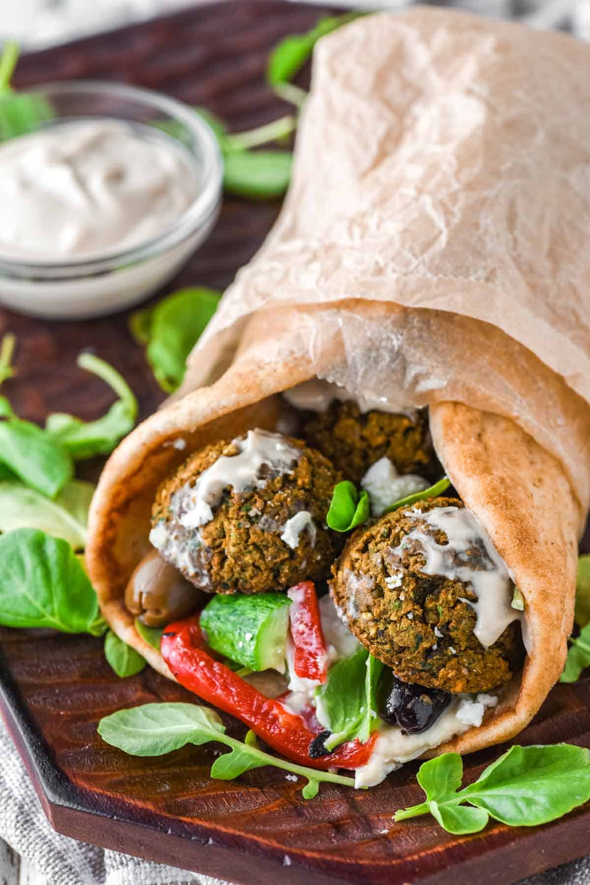  Falafel Wrap 